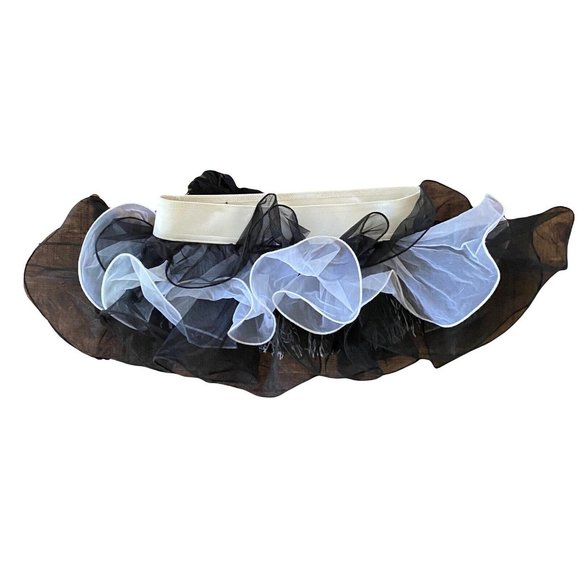 custom child xl/adult xs musical theater/tap black & white flapper dance costume - Picture 7 of 8